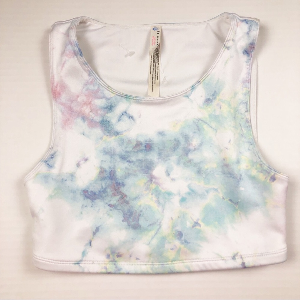 Free People Movement Roadrunner Tie-Dye Sports Bra